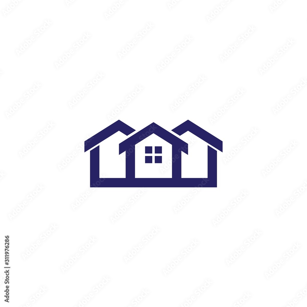 Real estate logo icon design