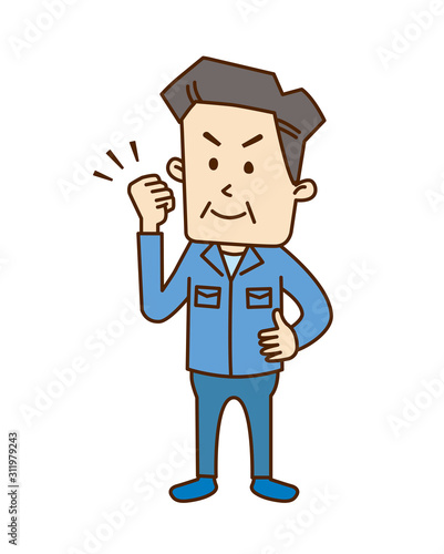 01_03_中年_男性_ガッツポーズ