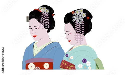 舞妓さん　日本の伝統芸能