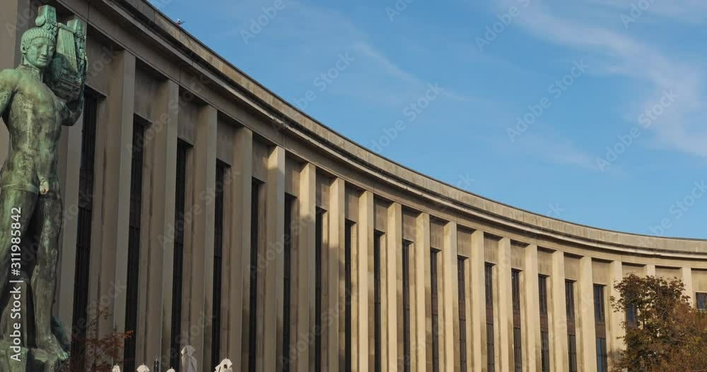 The Palais de Chaillot, 16th arrondissement, Paris, Île-de-France, France The Palais de Chaillot, 16th arrondissement, Paris, Île-de-France, France