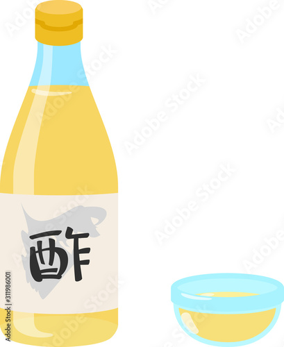 瓶入りのお酢