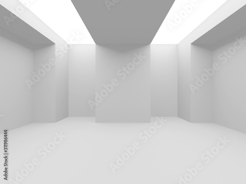 Wallpaper Mural Futuristic White Architecture Design Background Torontodigital.ca