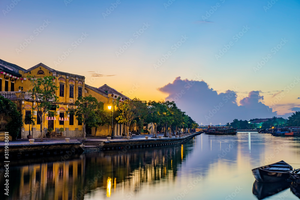 Hoi An ancient town which is a very famous destination for tourists.