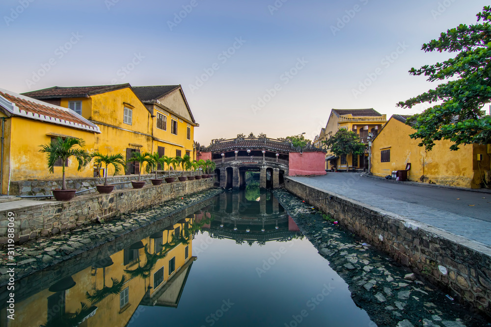 Hoi An ancient town which is a very famous destination for tourists.