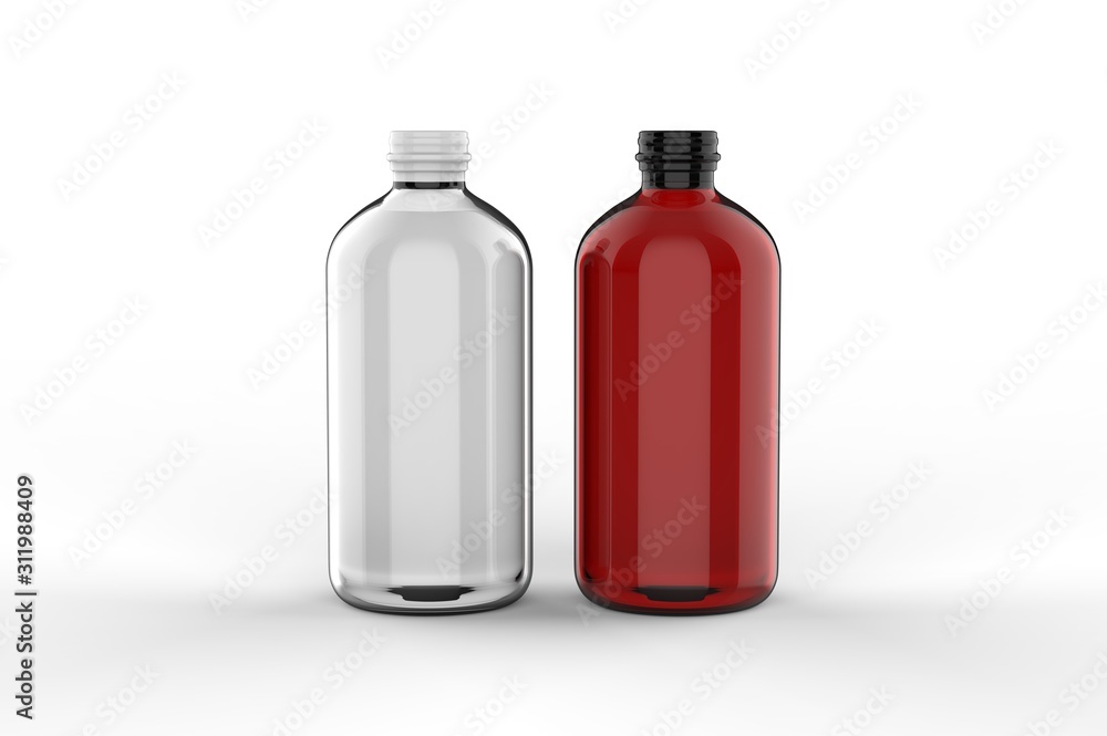 Blank Cocktail Classic Tonic Syrup For Branding, 3d render illustration. Blank Cocktail Classic Tonic Syrup For Branding, 3d render illustration.