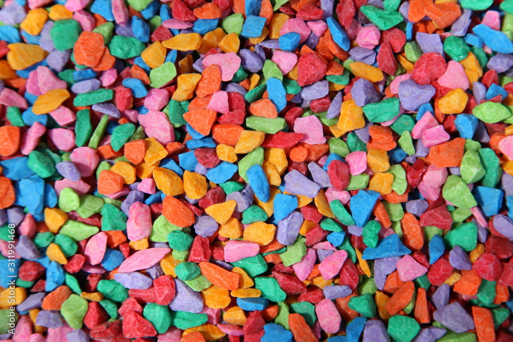 Close up color stones background Close up color stones background