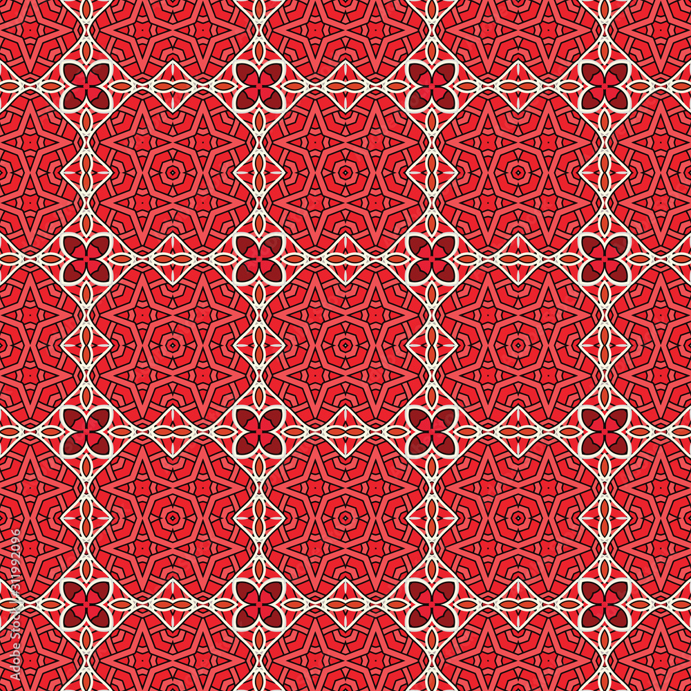 Abstract vector repeating pattern. Seamless pattern for fabric, paper Abstract vector repeating pattern. Seamless pattern for fabric, paper