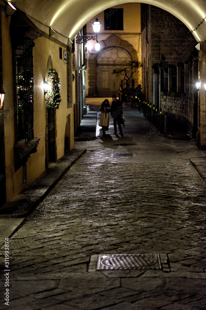 Fototapeta premium street at night