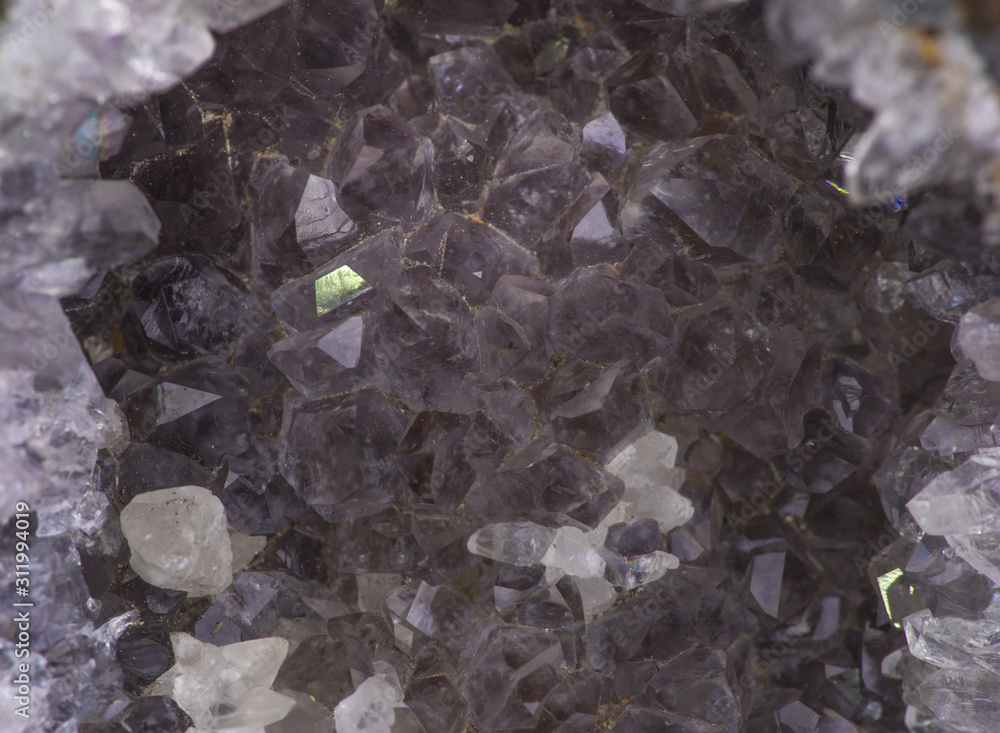 amethyst texture, abstract crystalline natural stone background