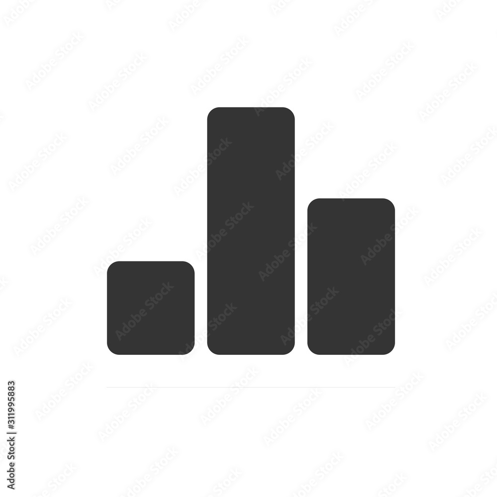 bar chart icon vector illustration for website and graphic design symbol bar chart icon vector illustration for website and graphic design symbol