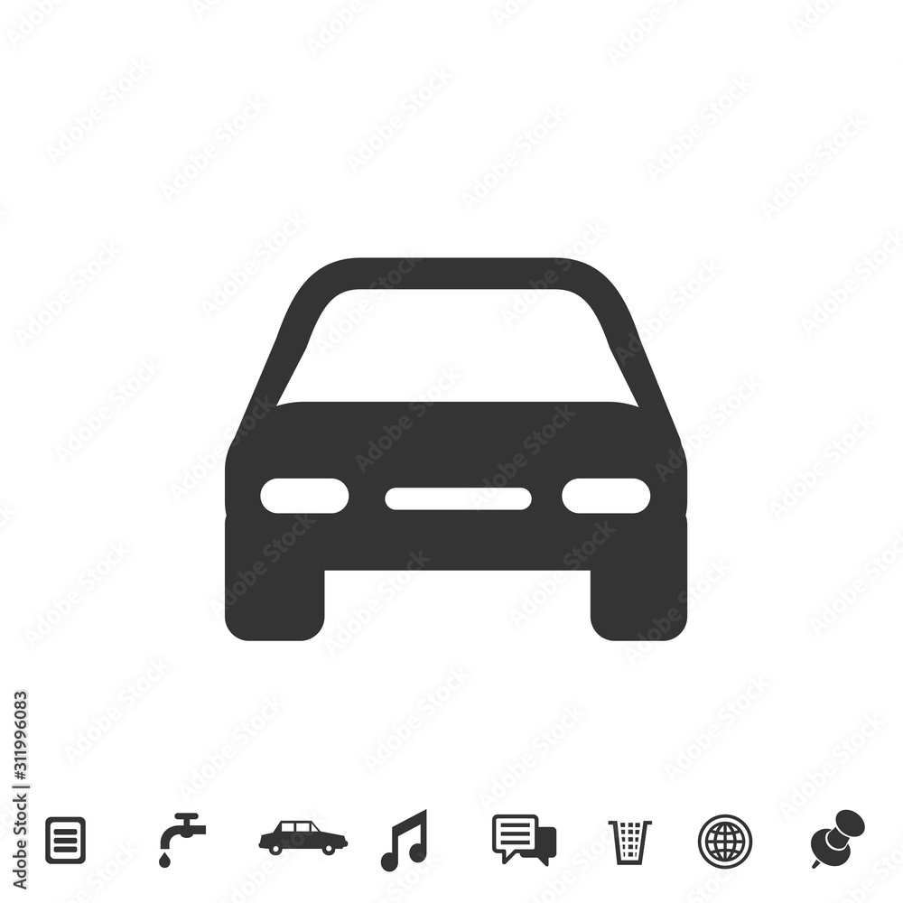 car icon vector illustration for website and graphic design symbol