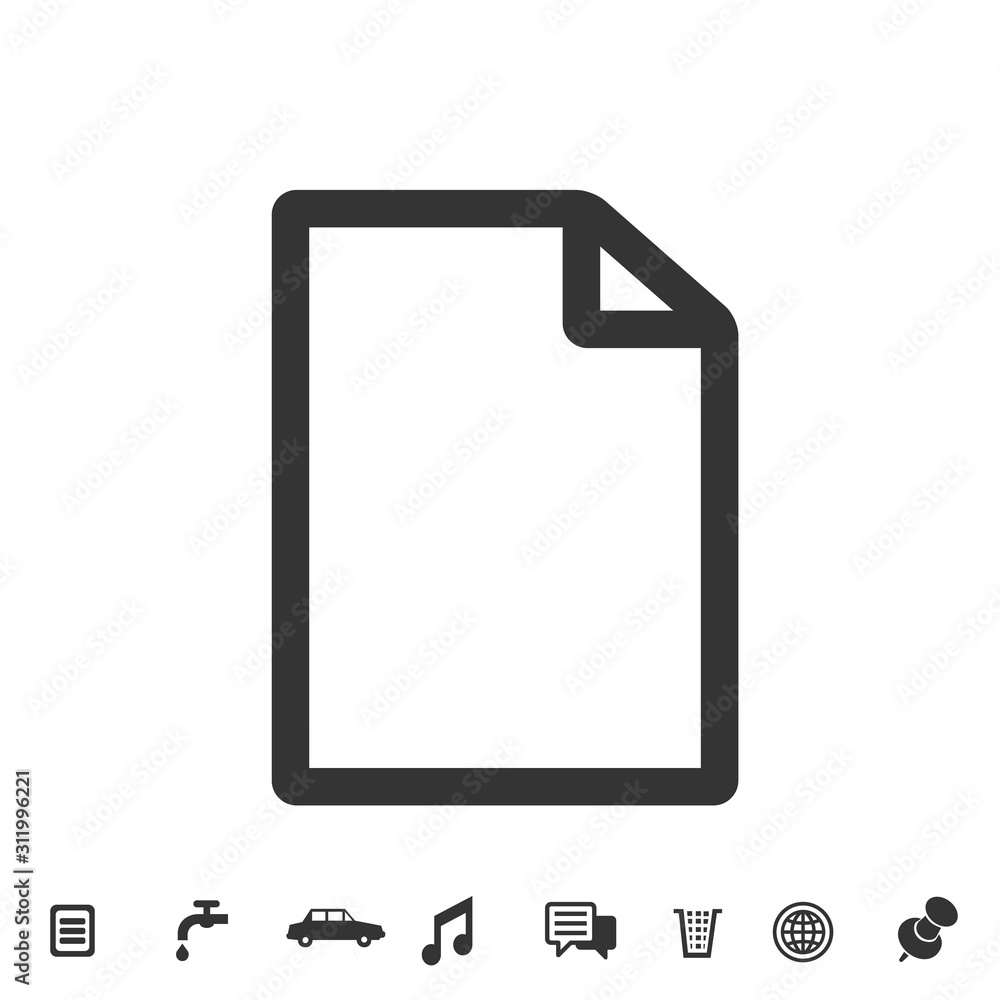 file icon vector illustration for website and graphic design symbol file icon vector illustration for website and graphic design symbol