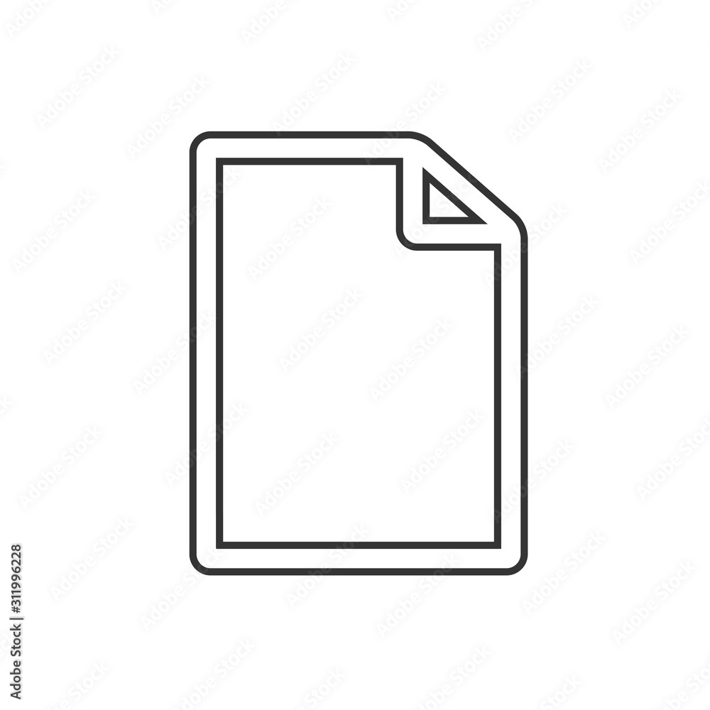 file icon vector illustration for website and graphic design symbol