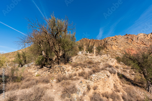 Escariantes farmhouse ruins  Ugijar  Spain