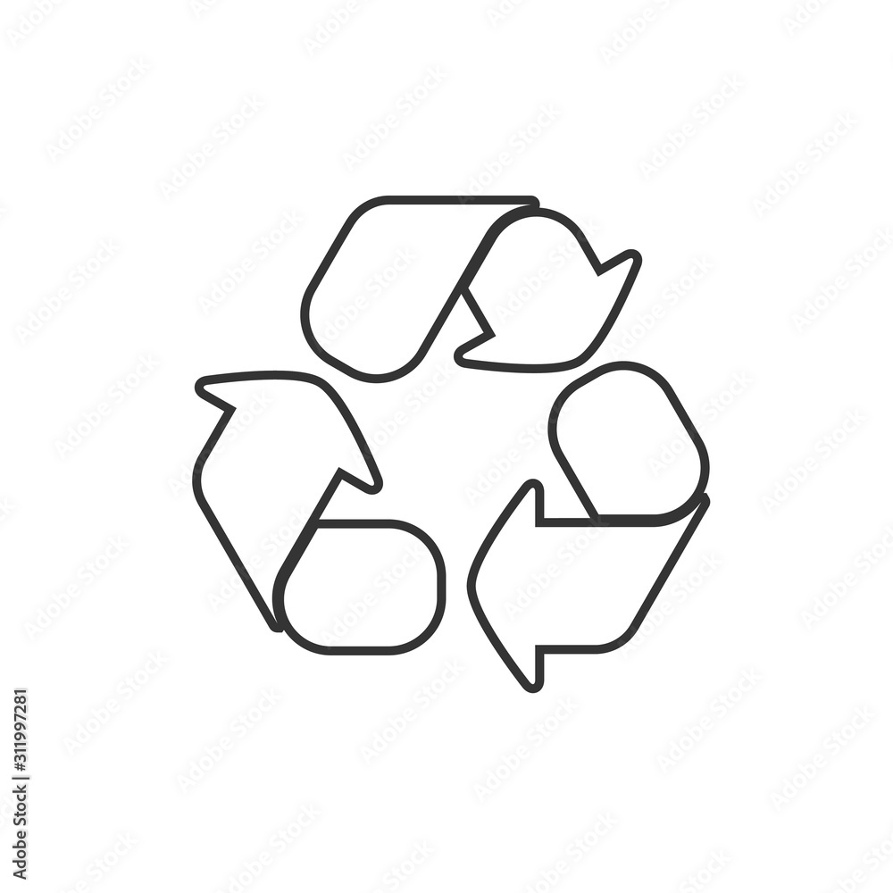 recycle icon vector illustration for website and graphic design symbol recycle icon vector illustration for website and graphic design symbol