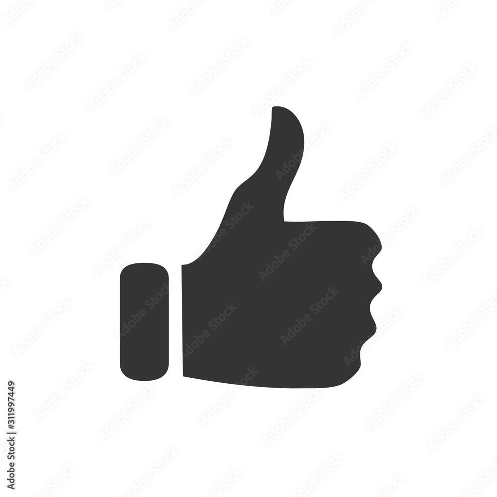 thumbs up icon vector illustration for website and graphic design symbol thumbs up icon vector illustration for website and graphic design symbol