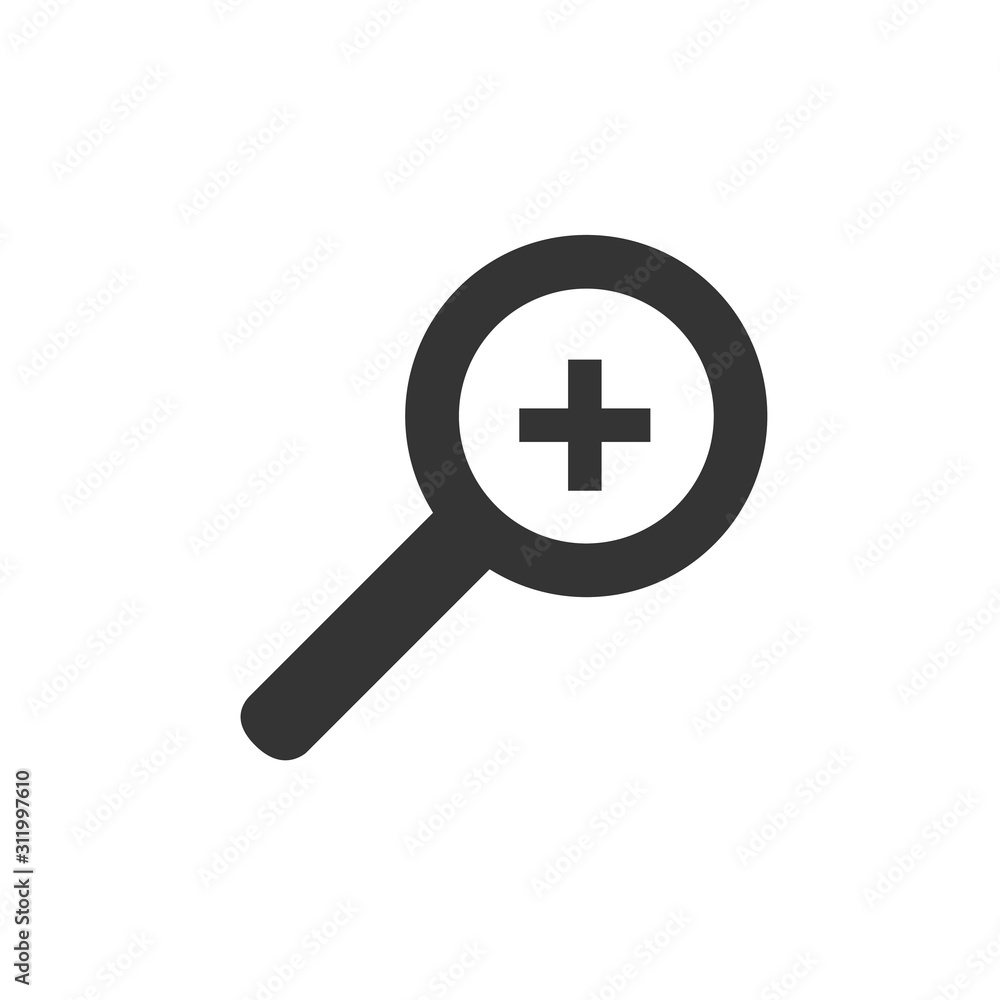 zoom in glass icon vector illustration for website and graphic design symbol zoom in glass icon vector illustration for website and graphic design symbol