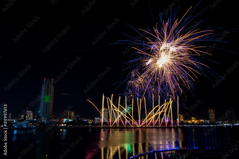 Da Nang firework festival which is a very famous festival of the city.