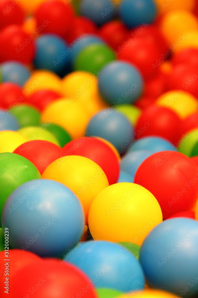 colorful balls on a blue background colorful balls on a blue background