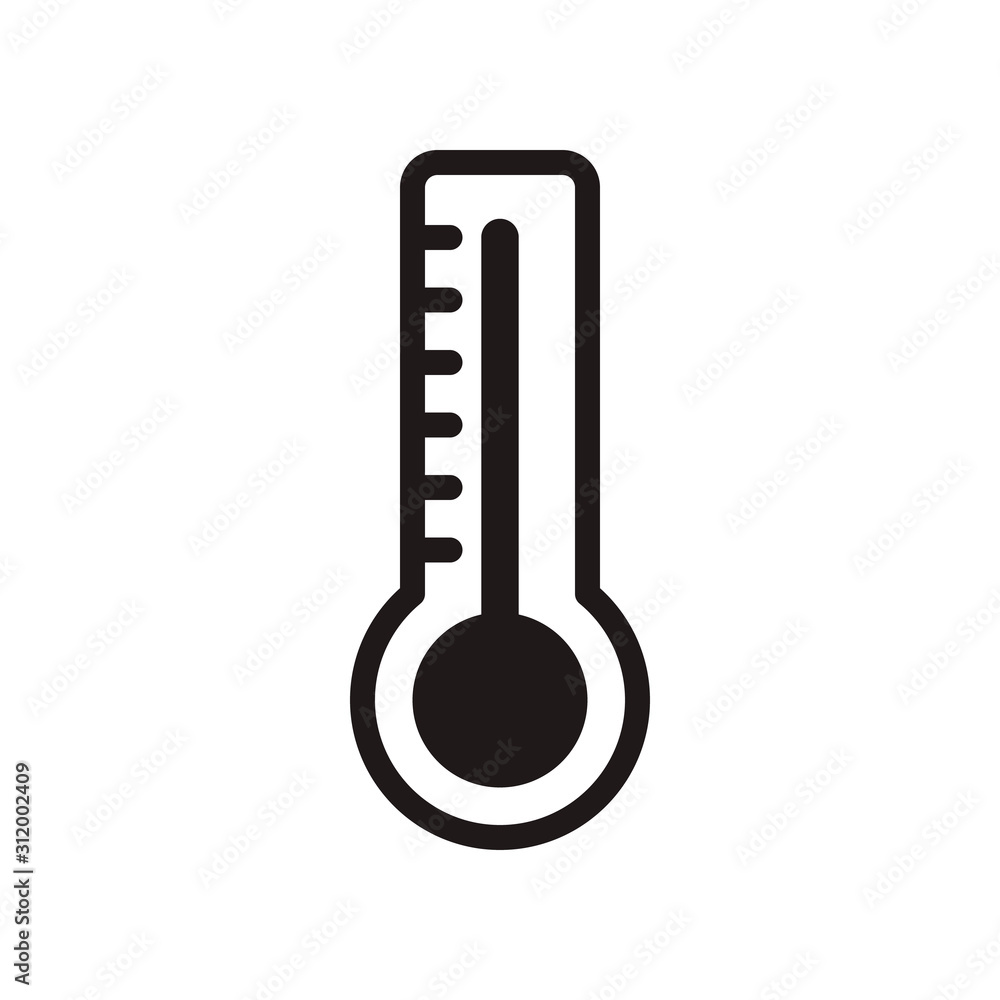 Thermometer icon in trendy line style design. Vector graphic illustration. Suitable for website design, logo, app, and ui. Editable vector stroke. EPS 10. Thermometer icon in trendy line style design. Vector graphic illustration. Suitable for website design, logo, app, and ui. Editable vector stroke. EPS 10.