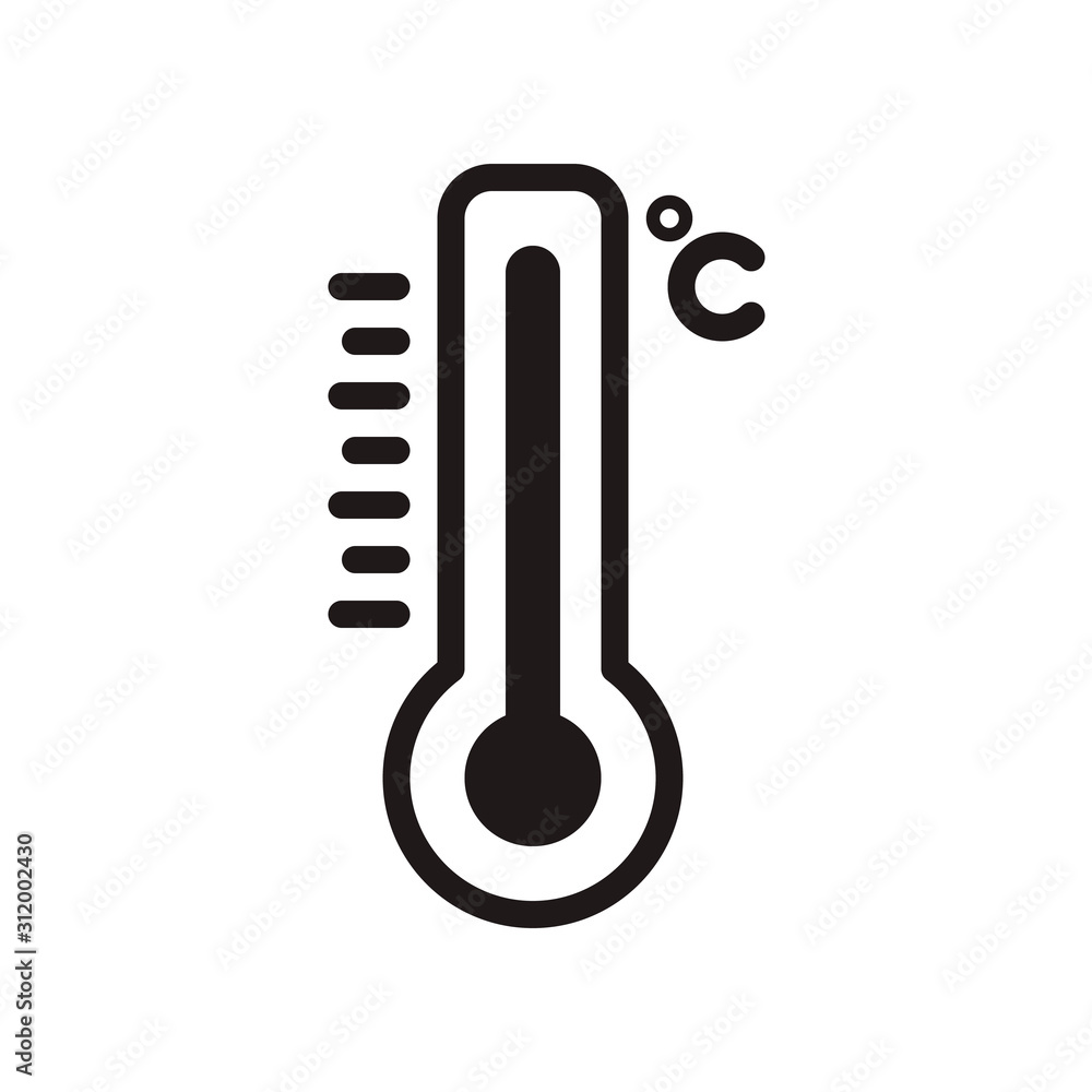 Thermometer icon in trendy line style design. Vector graphic illustration. Suitable for website design, logo, app, and ui. Editable vector stroke. EPS 10. Thermometer icon in trendy line style design. Vector graphic illustration. Suitable for website design, logo, app, and ui. Editable vector stroke. EPS 10.