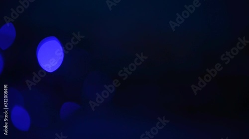 New Year's colored bokeh lights