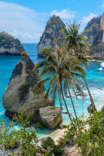 tropical island in bali indonesia