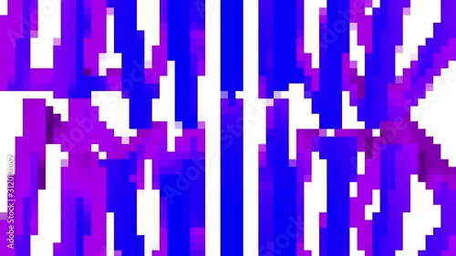 Retro 8-Bit Video Game background. Seamless looped