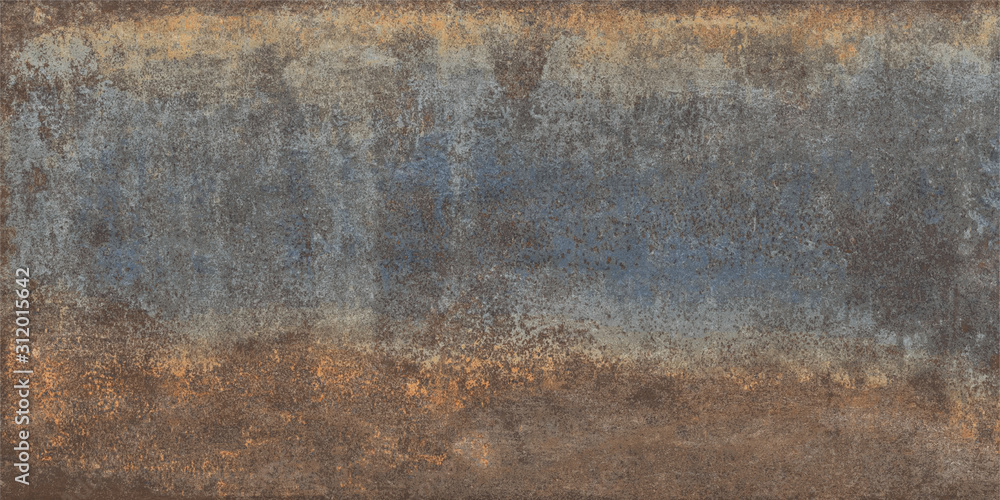old grunge metal iron rust texture, Oxidized metal background. Old metal iron panel background