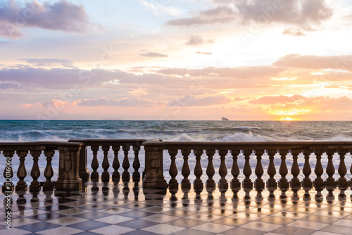 The Terrazza Mascagni is a belvedere in Leghorn  Italy