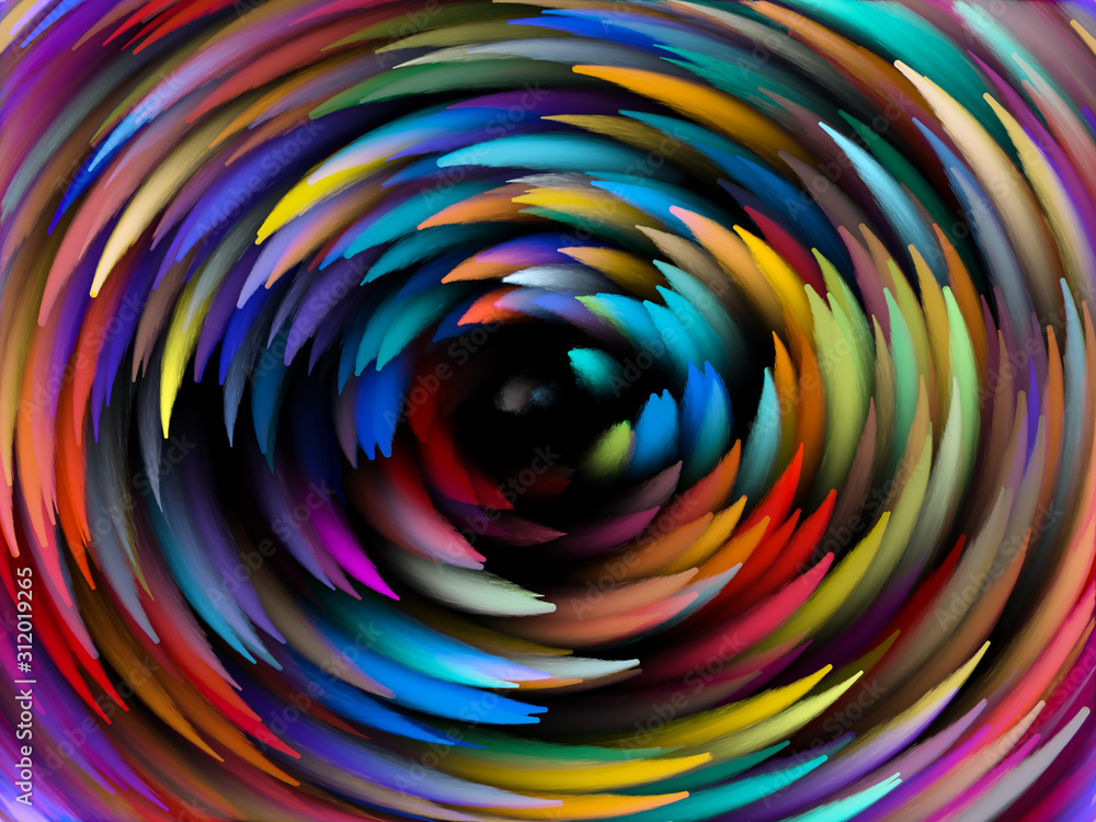 Obraz premium Swirling Paint