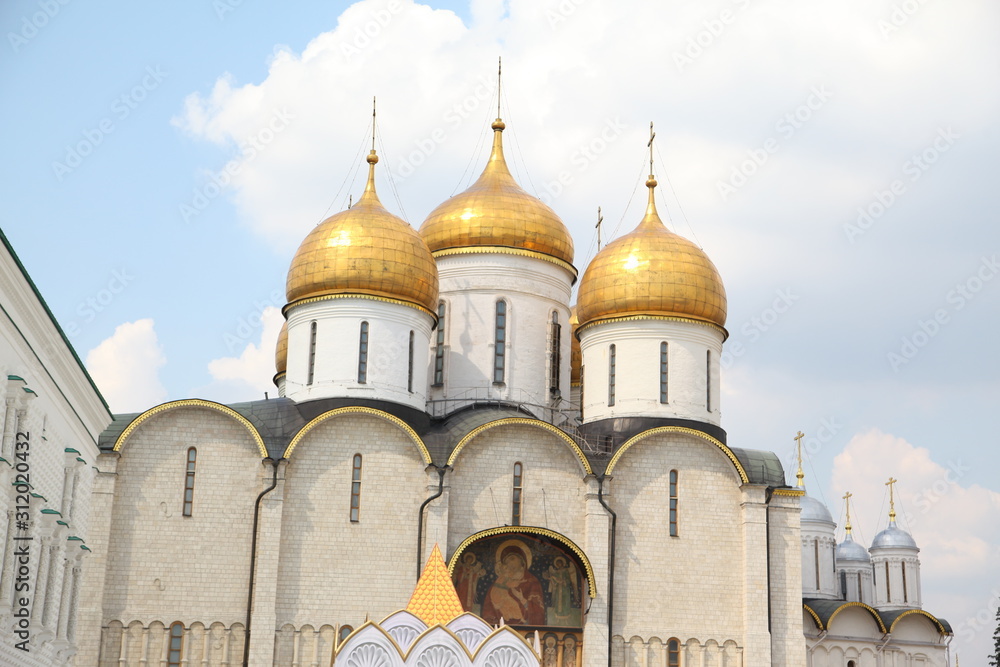 The Cathedral of the Annunciation in Kremlin, Moscow, Russia The Cathedral of the Annunciation in Kremlin, Moscow, Russia