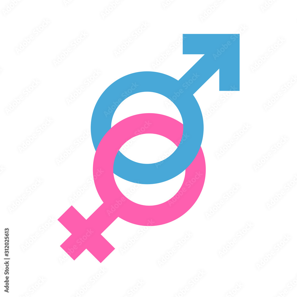 Icons and symbols for Male and female Icons and symbols for Male and female