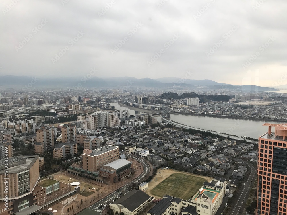 福岡タワー展望