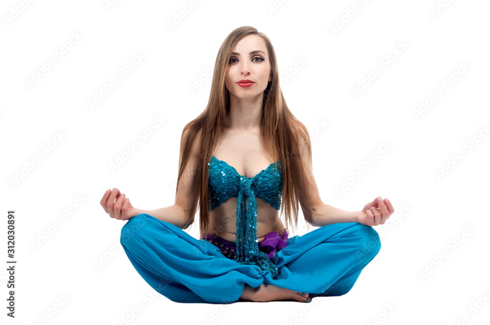 Naklejka premium beautiful girl
