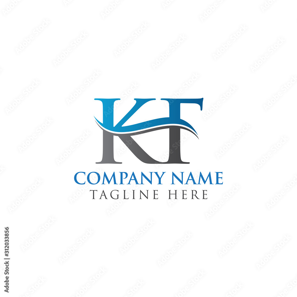 Initial KF letter Logo Design vector Template. Abstract Letter KF logo Design Initial KF letter Logo Design vector Template. Abstract Letter KF logo Design