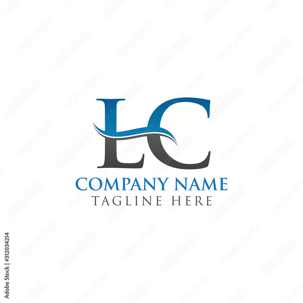 Initial LC letter Logo Design vector Template. Abstract Letter LC logo Design Initial LC letter Logo Design vector Template. Abstract Letter LC logo Design