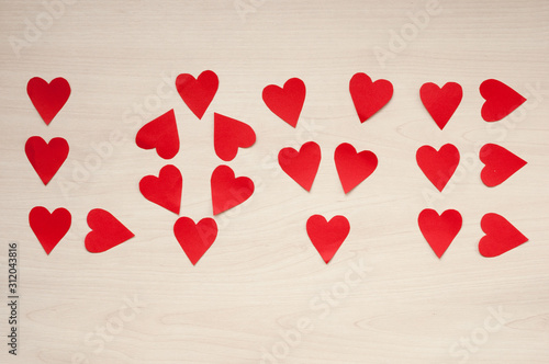 LOVE, peper hearts, Valentine's Day