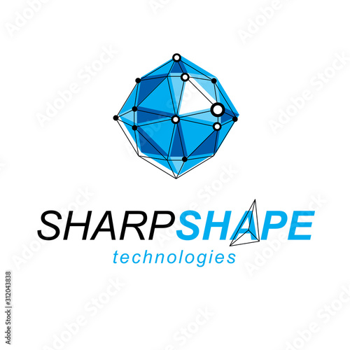 New technology logotype. Te...