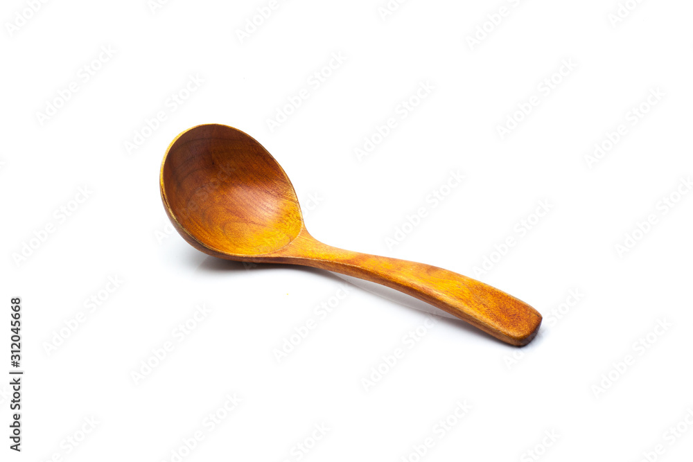 Wooden Spoon isolated on white background Wooden Spoon isolated on white background