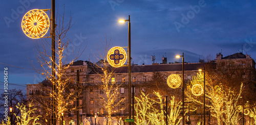 Kossuth Square with Christm...
