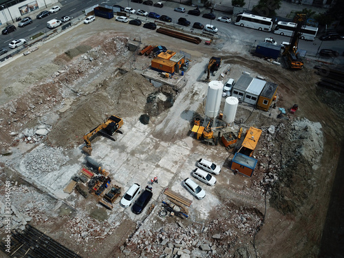 Baustelle, Baumaschinen