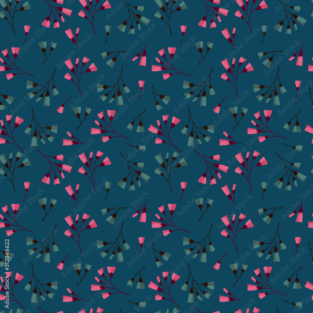 Seamless flowers pattern. Vector illustration can be used for fabrics, wallpaper, web, invitation, card. Seamless flowers pattern. Vector illustration can be used for fabrics, wallpaper, web, invitation, card.