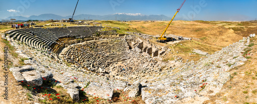 Amphitheatre at Laodicea, an archaeological site in western Turkey photo