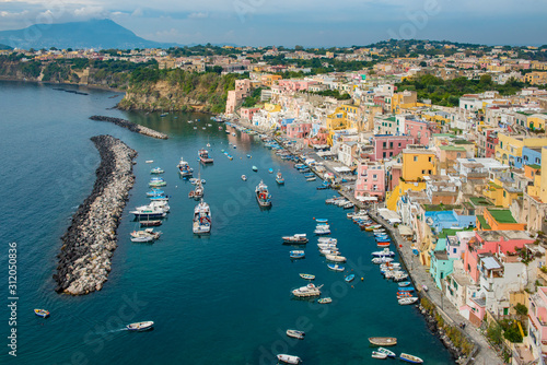Procida island gulf of Naples Italy