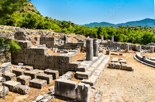 Archaeological site of Kaunos in Turkey