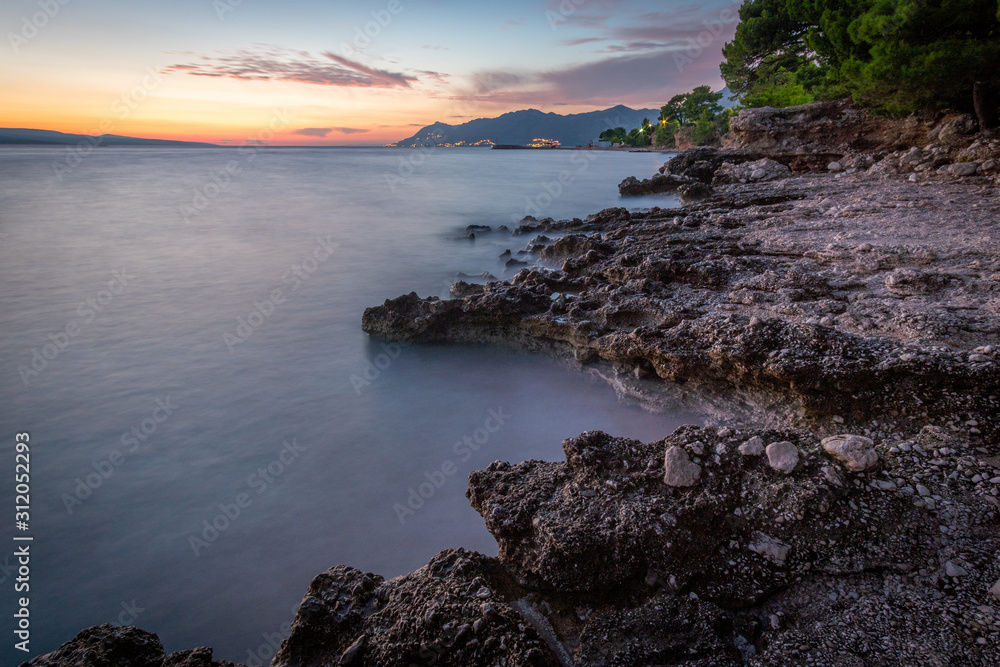 Summer in Makarska Riviera in Croatia. Summer in Makarska Riviera in Croatia.