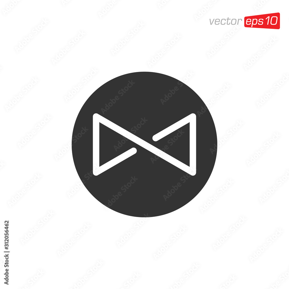 Infinity Icon Logo Design Concept Infinity Icon Logo Design Concept