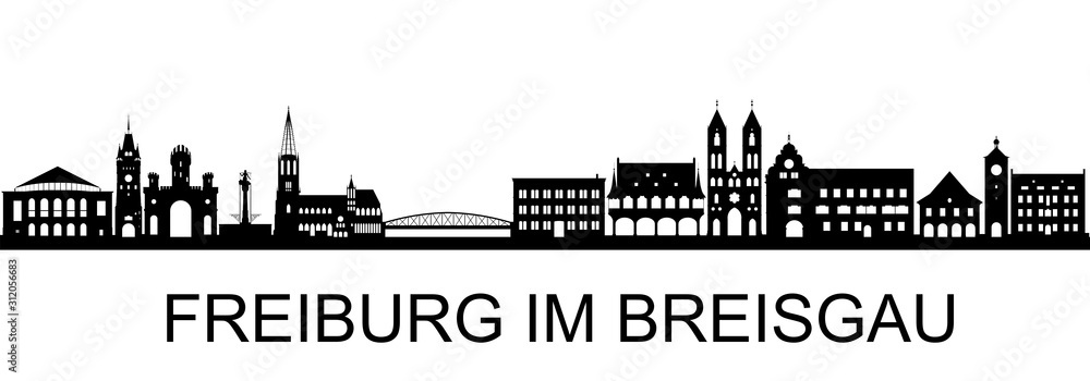 Freiburg im Breisgau Skyline