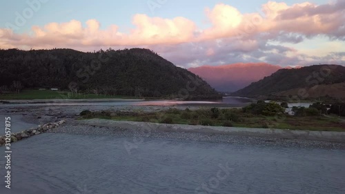 4k aerial view New Zealand  photo